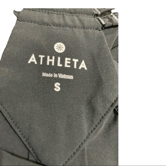 Athleta go time rank top double strap and racerback black size Small - Picture 8 of 9
